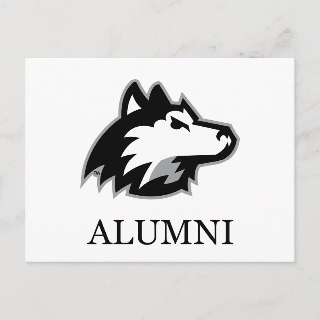 NIU Huskieses Alumni Postkarte (Vorderseite)