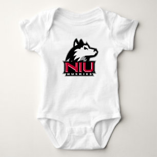 NIU Huskieses Wordmark Baby Strampler