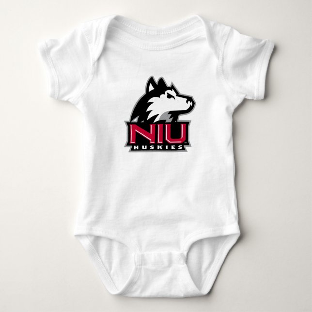 NIU Huskieses Wordmark Baby Strampler (Vorderseite)