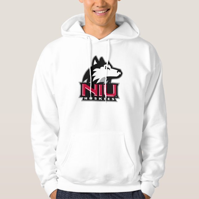 NIU Huskieses Wordmark Hoodie (Vorderseite)