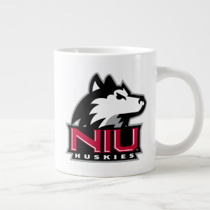 NIU Huskieses Wordmark Jumbo-Tasse