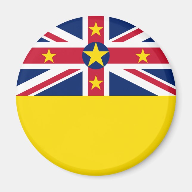 Niue Flag Magnet (Vorne)