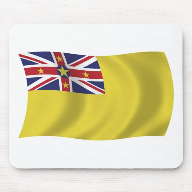 Niue Flag Mousepad (Vorne)