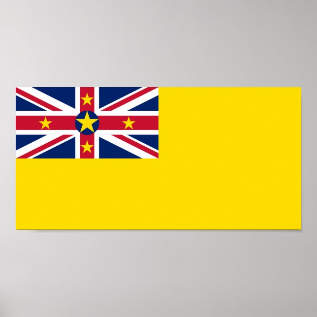 Niue Flag Poster (Vorne)