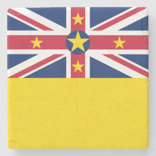 Niue Flag Steinuntersetzer