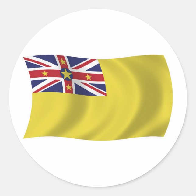 Niue Flag Sticker (Vorderseite)