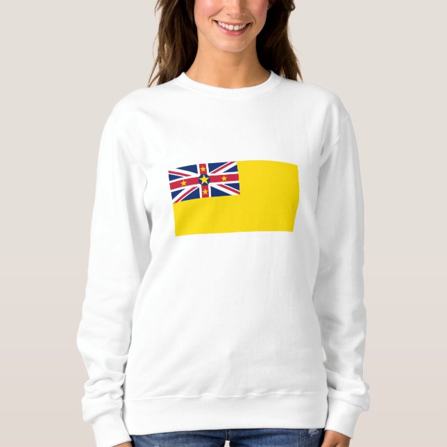Niue Flag Sweatshirt (Vorderseite)
