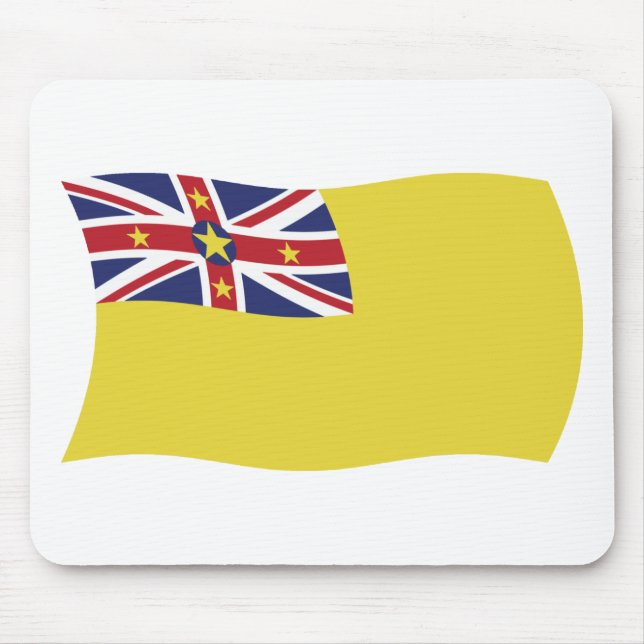 Niue-Flagge-Mauspad Mousepad (Vorne)