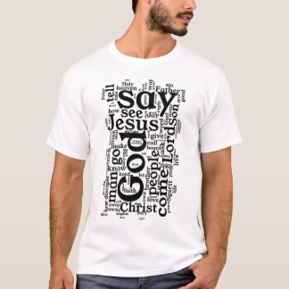 NIV Neue Testament Word Cloud T-Shirt