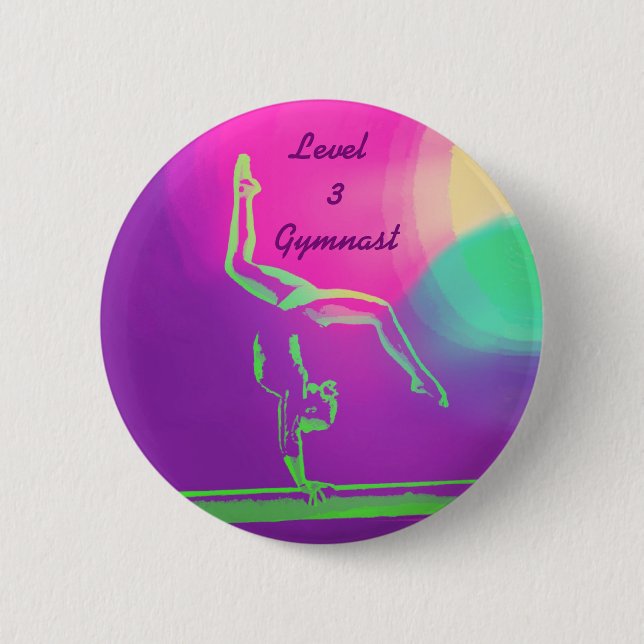Niveau3 Gymnastknopf Button (Vorderseite)