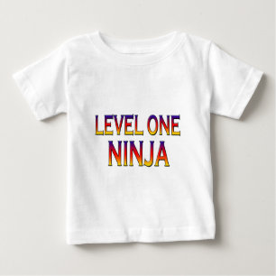 Niveau eins ninja baby t-shirt