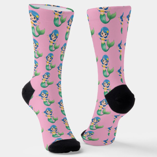 Nixe Socken (Gewinkelt)