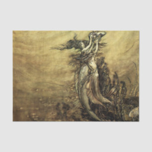 „Nixen des Rheins“ von Arthur Rackham Seidenpapier