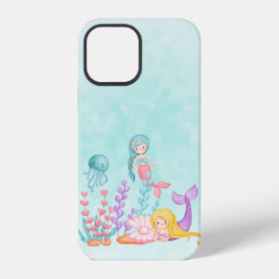Nixen & Quallen unter dem Meer Wasserfarbe iPhone 12 Hülle