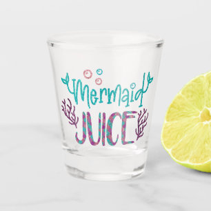 Nixen-Saft-Sparkling-Glitzer-Schuppen-Shot Schnapsglas