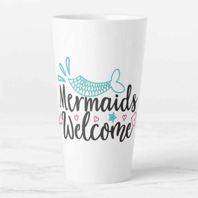 Nixen Willkommen Milchtasse (Vorderseite)