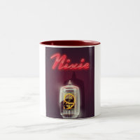Nixie Tube Vintage Poster