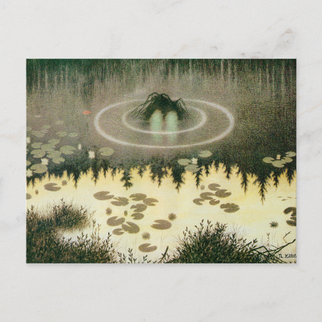 Nixie Water Spirit Postcard Postkarte (Vorderseite)