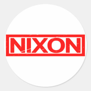 Nixon Briefmarke Runder Aufkleber