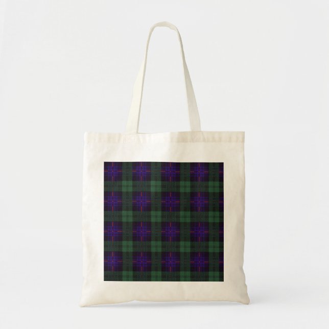 Nixon-Clan karierter schottischer Kilt Tartan Tragetasche (Vorne)