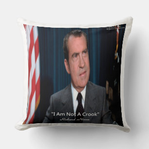 Nixon & I Am Not A Crook Baumwollkissen Kissen