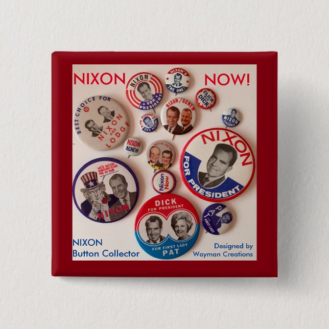 Nixon-Knopf-Kollektor-Knopf Button (Vorderseite)