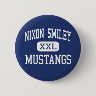 Nixon - Mustangs - hoch - Nixon Texas Button