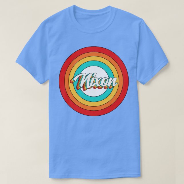 Nixon Name Shirt Vintag Nixon Circle (Design vorne)
