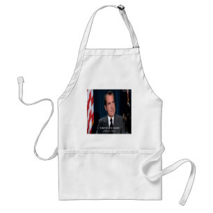 Nixon & Nicht ein Gauner Zitat Schürze
