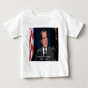 Nixon und kein Crook-Zitat Baby T-shirt