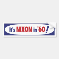 NixonAutoaufkleber 1960