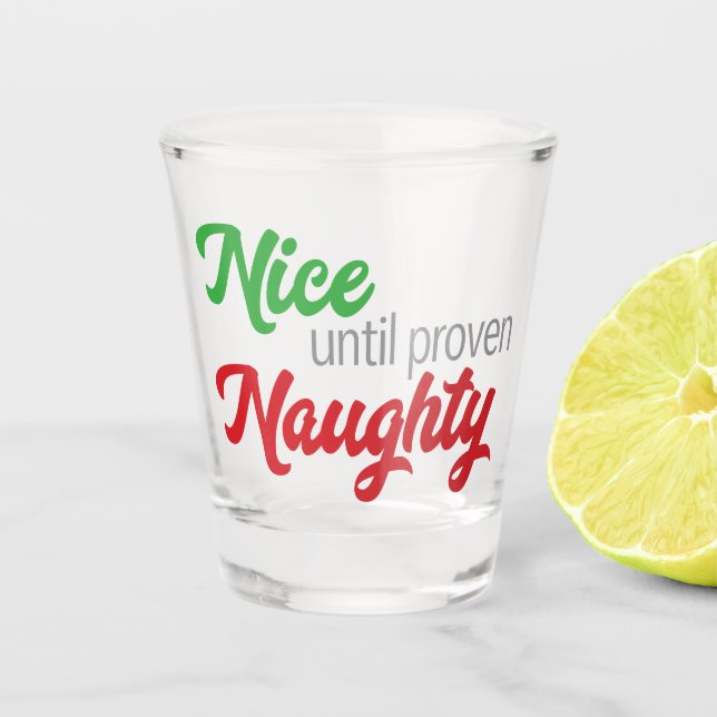 Nizza bis zum Beweis der Unschuld - Shot Glass Schnapsglas (Vorderseite)