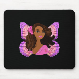 Nizza Brustkrebs Schwarze Frau Krebs Bewusstsein Mousepad