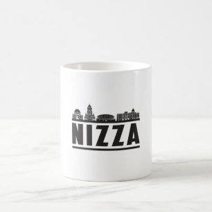 Nizza City Skyline Cityscape Funny Gift Kaffeetasse