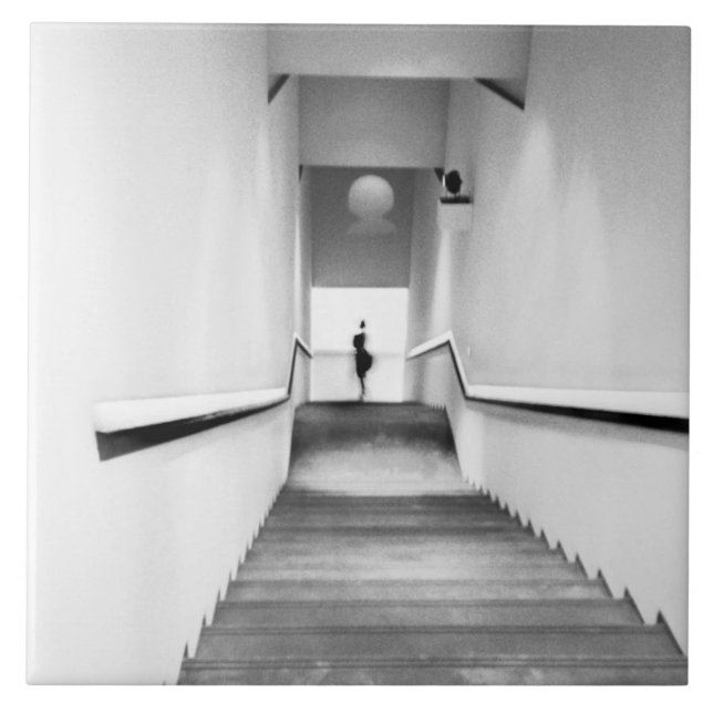 Nizza Frankreich, Treppenmuseum Moderne Kunst Fliese (Vorderseite)