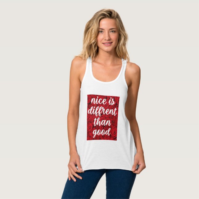 Nizza ist anders als gut tank top (Vorderseite Vollansicht)