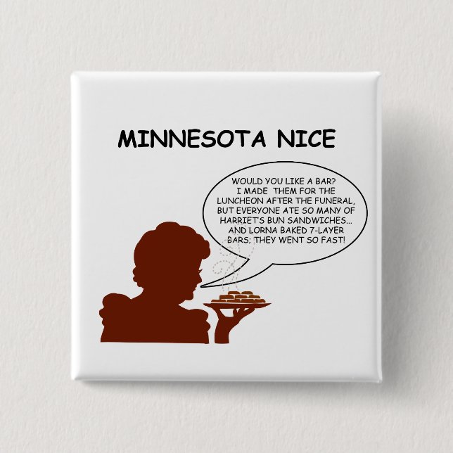 Nizza Minnesota Button (Vorderseite)