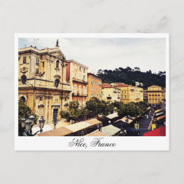 Nizza, offener Markt, Provence Frankreich Postkarte