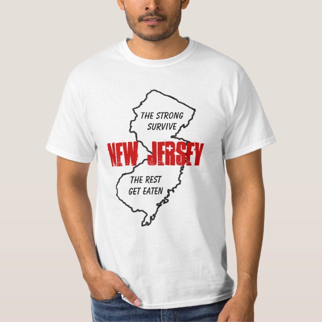 NJ die Überlebenden, die Erholung gegessen werden T-Shirt (Vorderseite)