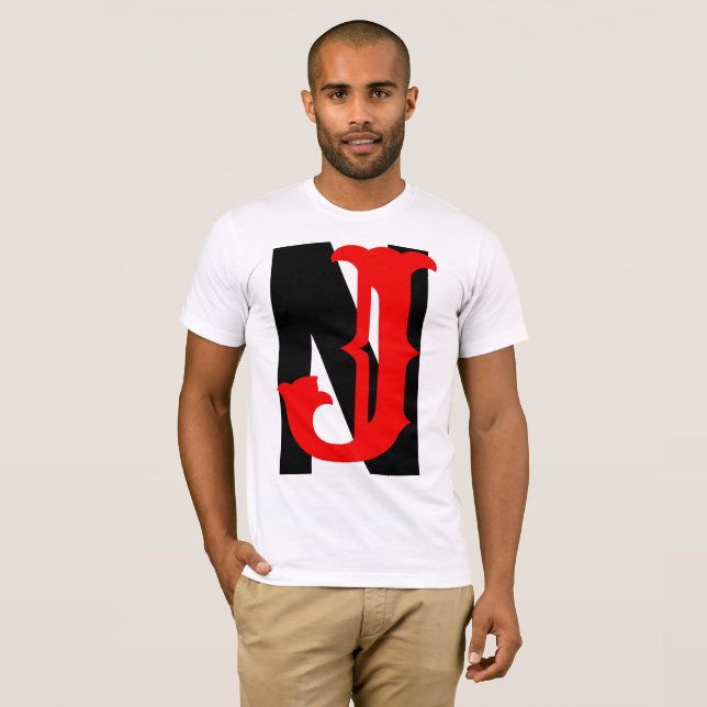NJ (New Jersey) T-Shirt (Vorne ganz)