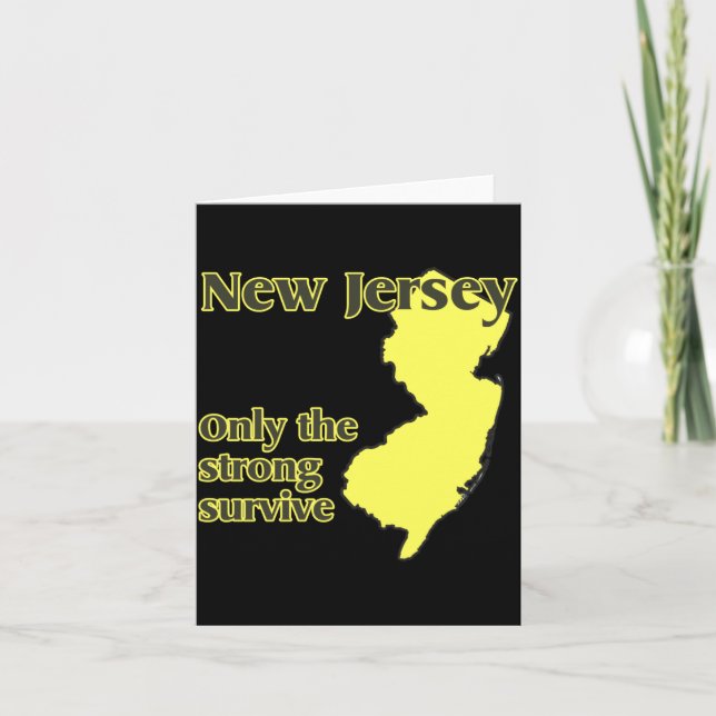 Nj Only The Strong Survive _1  Karte (Vorderseite)