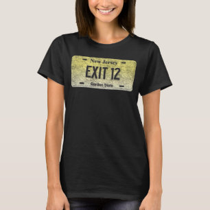 NJ Staat Vanity License Plate EXIT 12 T-Shirt