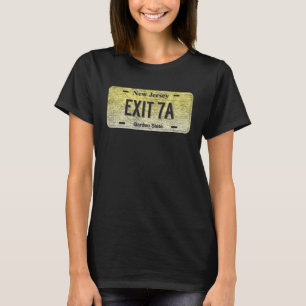 NJ Staat Vanity License Plate EXIT 7A T-Shirt