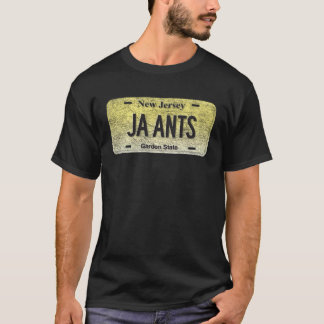 NJ Staat Vanity License Plate JA ANTS T-Shirt