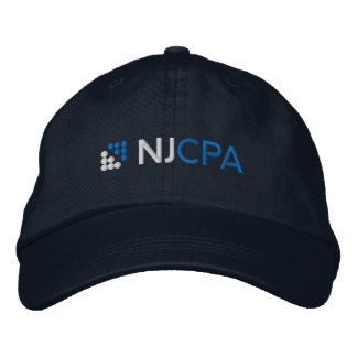 NJCPA Baseball Hat - Marine Bestickte Baseballkappe