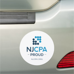 NJCPA Car Magnet - weiß - NJCPA PROUT