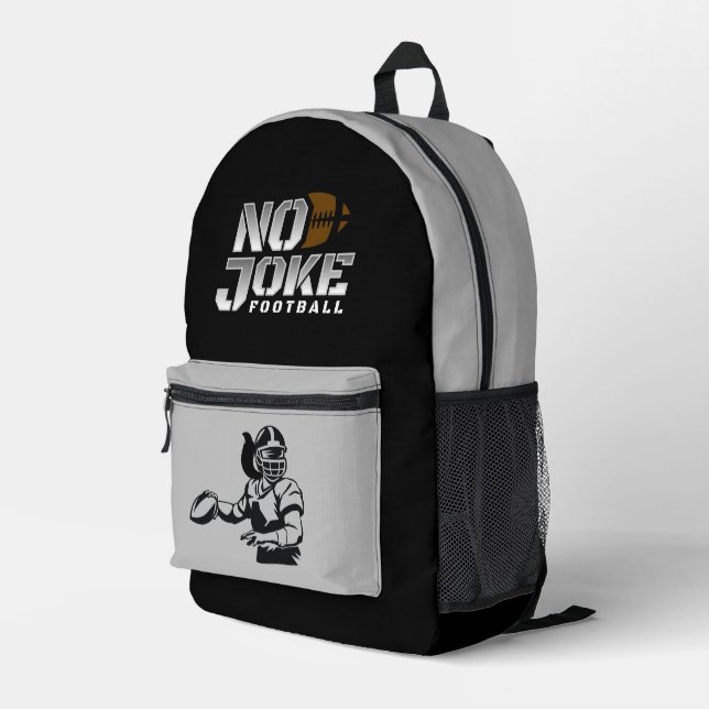 NJF QB BEDRUCKTER RUCKSACK (Rückseitige Ecke Rechts)
