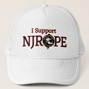 NJROPE...Ich unterstütze (rot) Truckerkappe