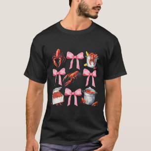 Nk Bogen Süße Kokette Krebs Kochen Y2k Mädchen Äst T-Shirt