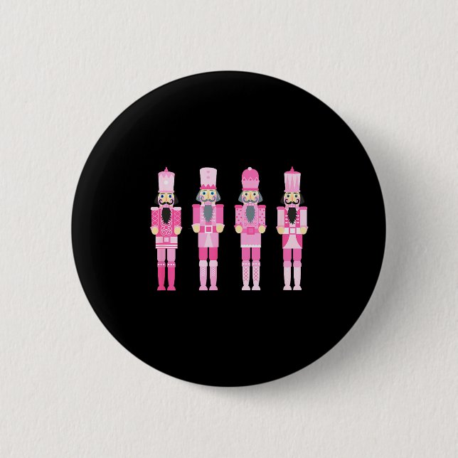 Nk Christmas Nutcracker Squad Ballet Dance Matchin Button (Vorderseite)